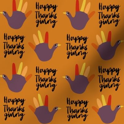 happy thanksgiving - funny hand, thanksgiving, kids thanksgiving craft, art teacher, school, kids - mustard