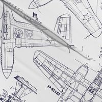 Airplane Patent Drawings XL Scale 