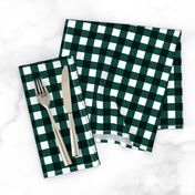 Dark green gingham christmas wrapping christmas gift wrap green