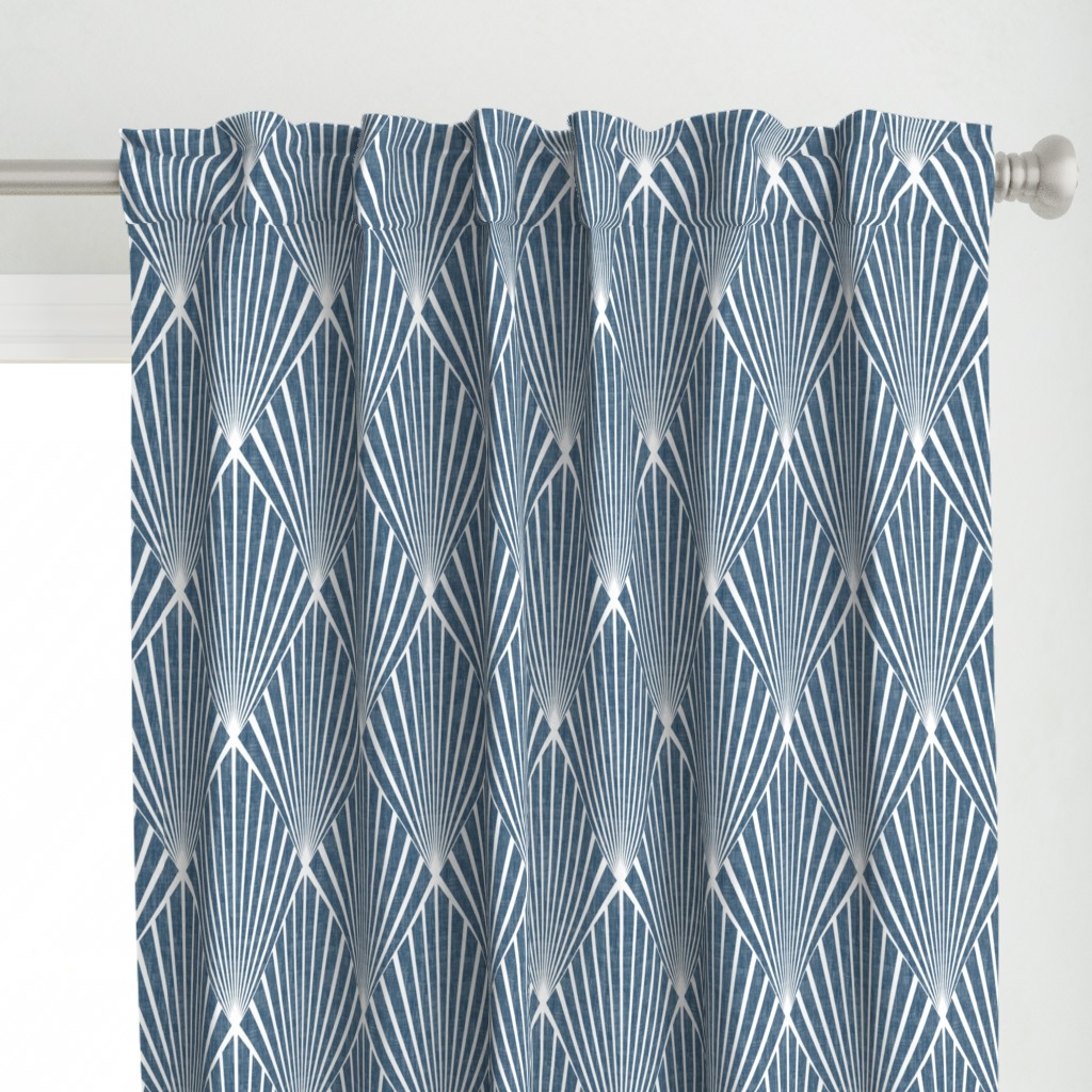 Art Deco - Denim Blue Texture