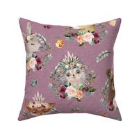 FLORAL ANIMALS with linen