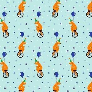 Circus Bears on Unicycles - medium scale