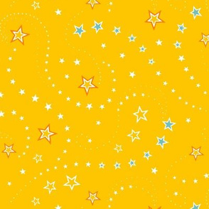 Circus Stars Yellow - small scale