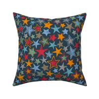 Allstars Stars Multi Color on Navy