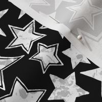 Allstars Stars White on Black