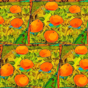 oranges on a chinese table