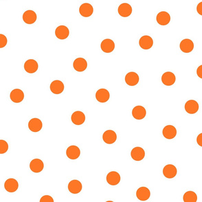 Happy Orange Polka Dots