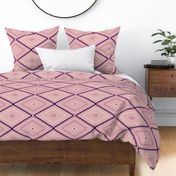 Southwestern Geometric - Blush / Beige / Purple - Large