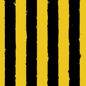 Distress Stripe Black Mustard Yellow