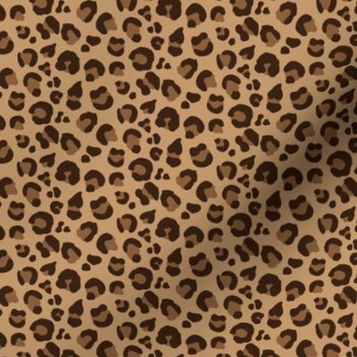Leopard Spots - Classic Brown / Tan / Camel - Small