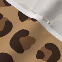 Leopard Spots - Classic Brown / Tan / Camel - Large