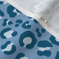 Leopard Spots - Blue / Navy - Medium