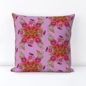 Poppies-Butterflies-Dots-Violet-Large