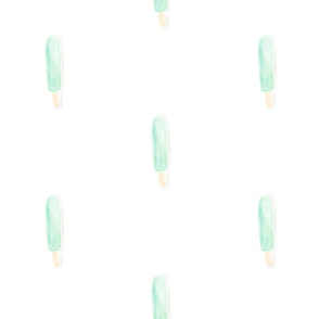 teal popsicle