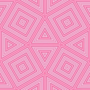 Hot Pink Geometric 