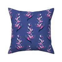 Heliconia Flower - purple and pink