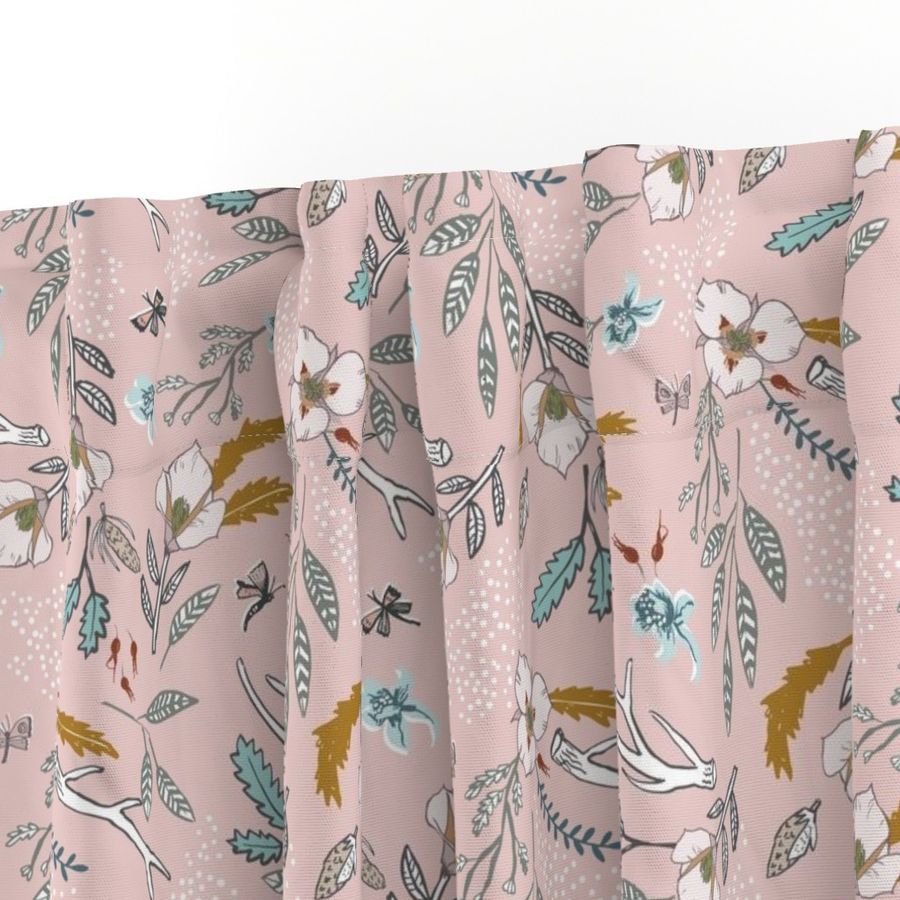 Woodfall Floral (mushroom pink) MED 