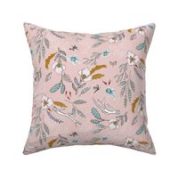 Woodfall Floral (mushroom pink) MED 