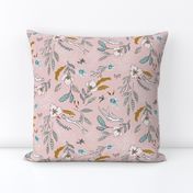 Woodfall Floral (mushroom pink) MED 