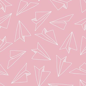 pocket treasure - paper planes - blush white