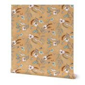 Woodfall Floral (gold) MED 