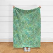 Fernouflage Batik Green on Aqua 150