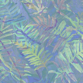 Fernouflage Batik Green on Lavender 150