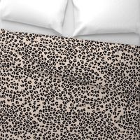 Freehand animal prints leopard print