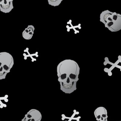 Boys Dreams small skulls - gothic