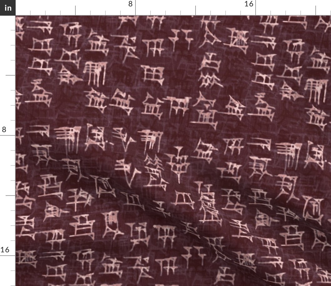 sumer_wine_mauve-cuneiform