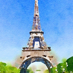 Watercolour Paris
