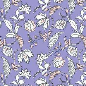 Vintage flowers pink and lilac