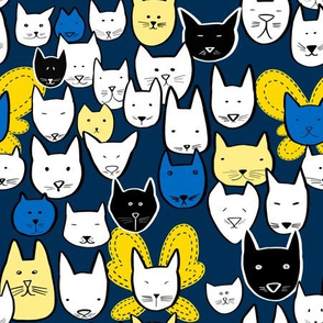 (MEDIUM) Cat faces and butterfly wings