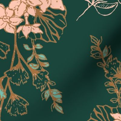 Vintage Floral-Limited Color Palette