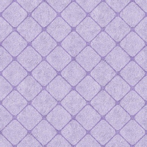 Lilac and Grape Faux Velvet Criss Cross Lattice  