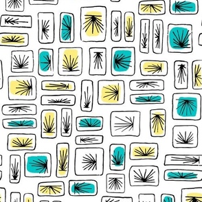 Rushes (Turquoise & Yellow)