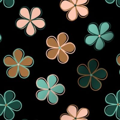 Retro Flowers Limited Color