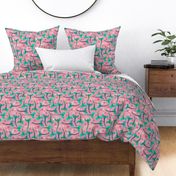 Aztec Quetzal tumble pink