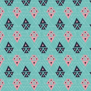 Aztec Jewel pink aqua