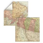 Canada vintage map - extra large