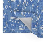 Musical Notes Blue 