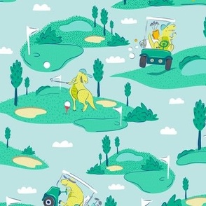 Golfing Dinos