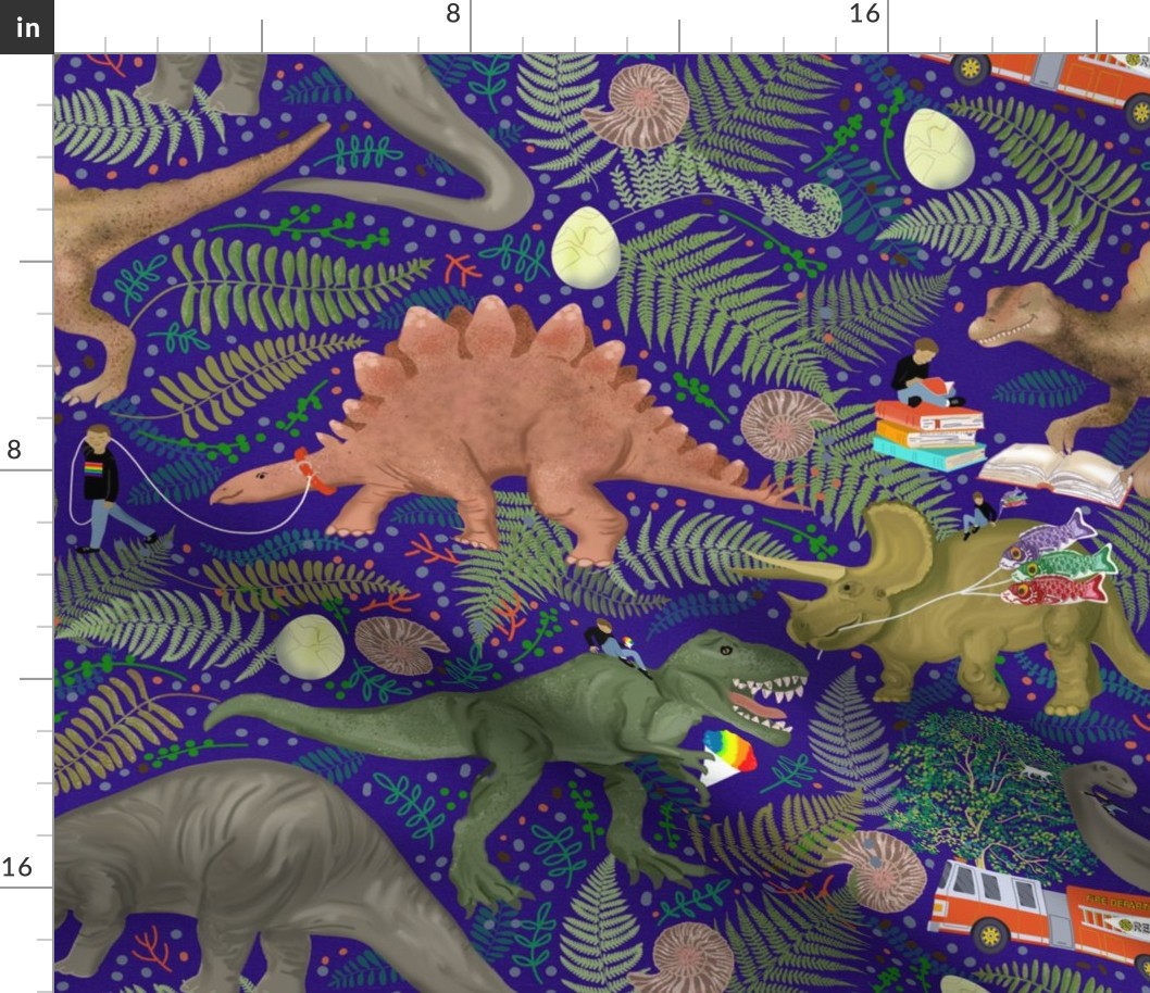 Paleontology Pals purple