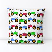 Farm Tractor Green Red Blue Baby Nursery