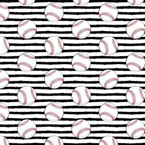 baseballs - black stripes C19BS
