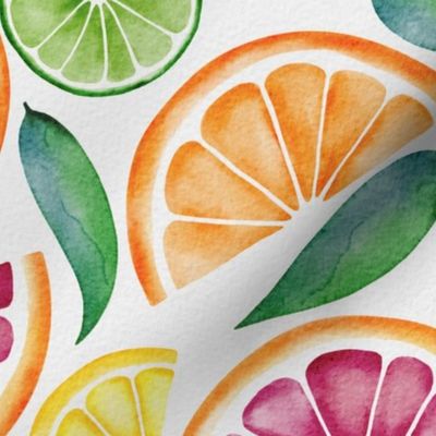 Watercolor Citrus Slices