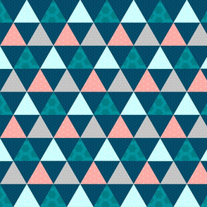 Geometric Tropical Patterned Triangles 