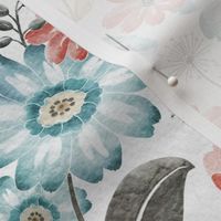 Vintage Watercolor Flowers