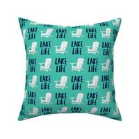 lake life - adirondack chair - teal - LAD19