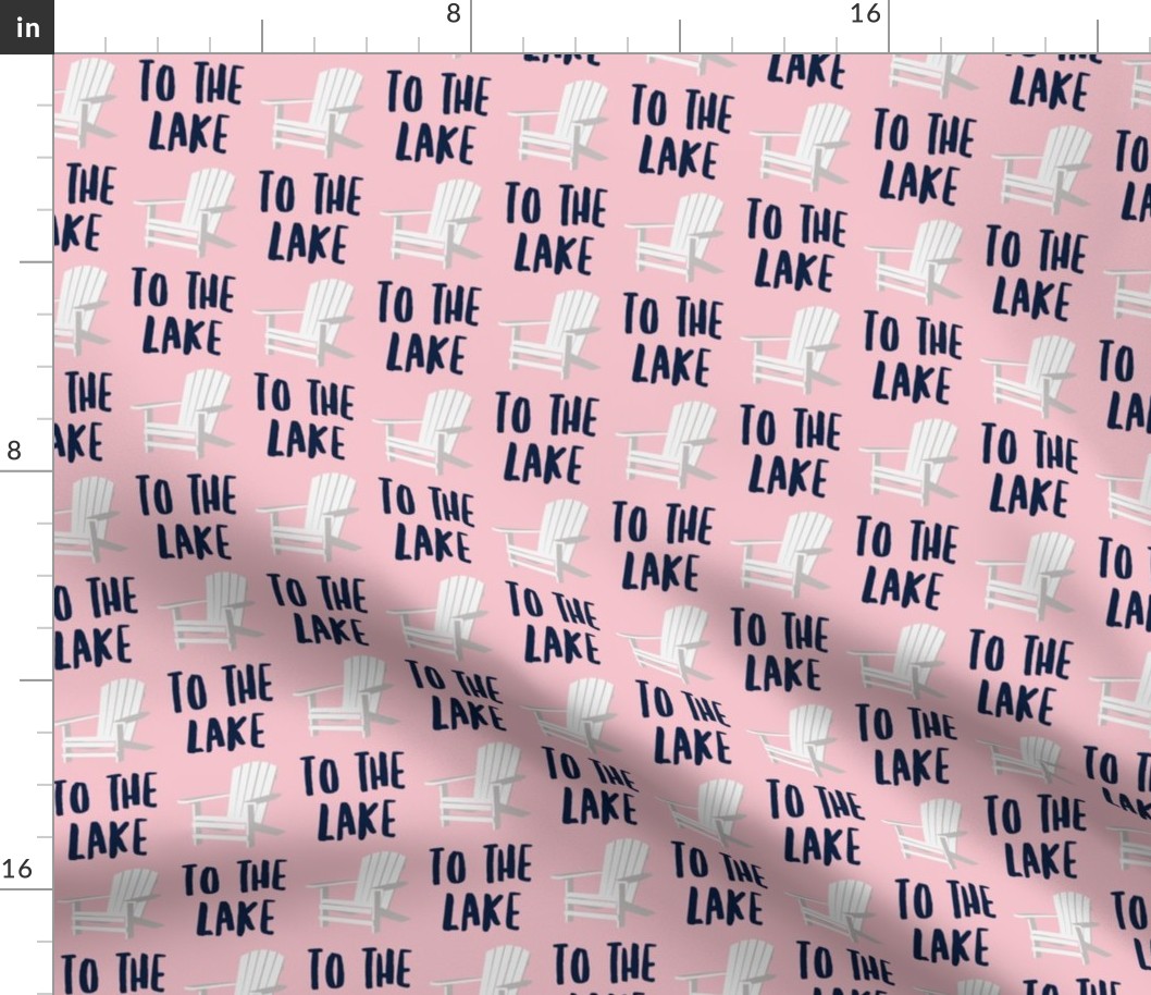 to the lake - adirondack chair - pink - LAD19